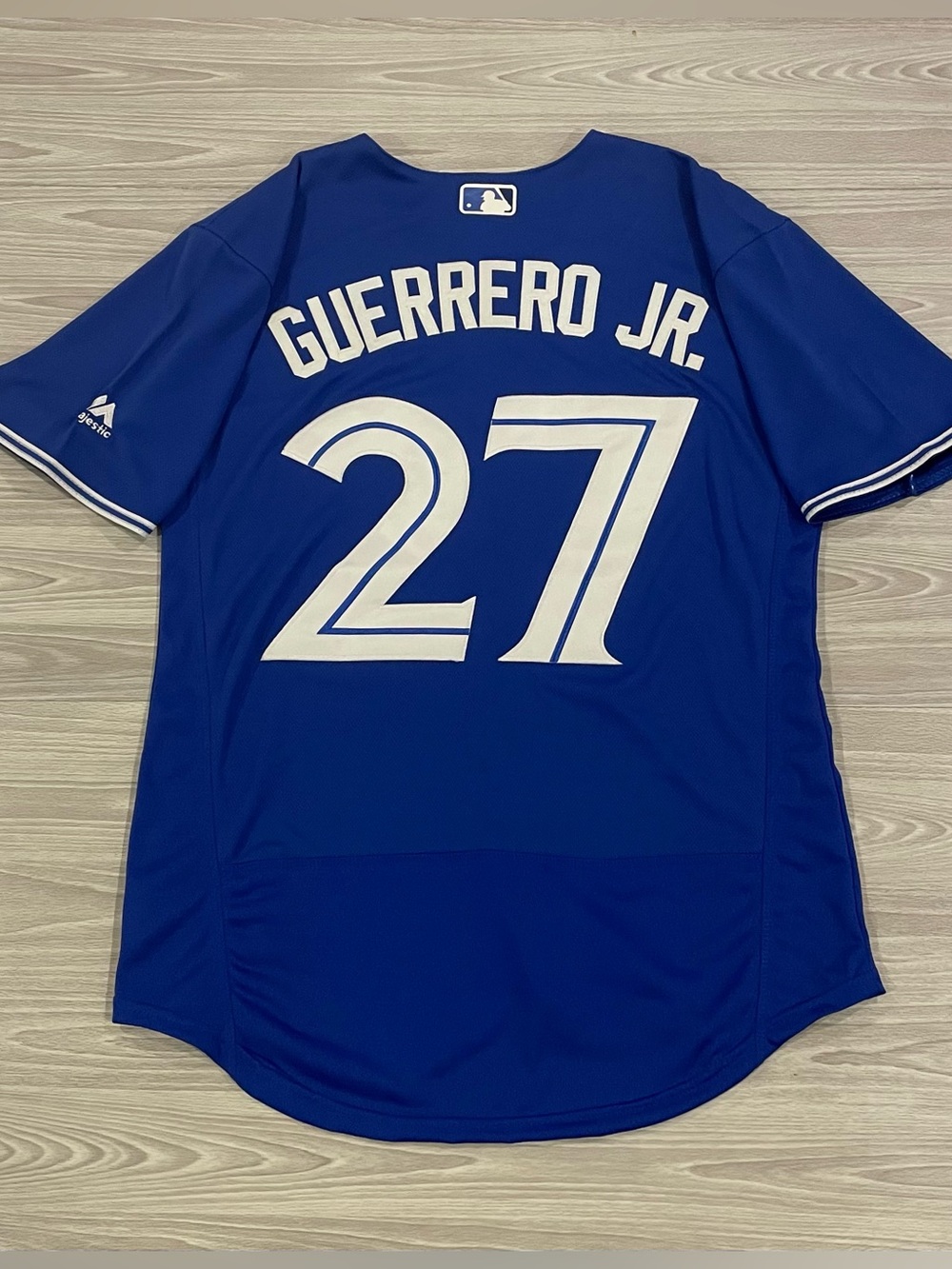 Majestic Toronto Blue Jays Vladimir Guerrero Jr #27 Jersey Men’s Size 40 Medium